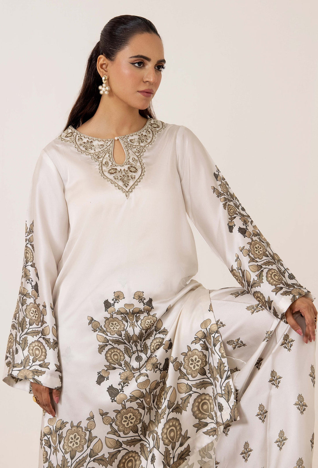 Adans Libas | EMB Silk | 2-PC EMB SILK 7632 - 1