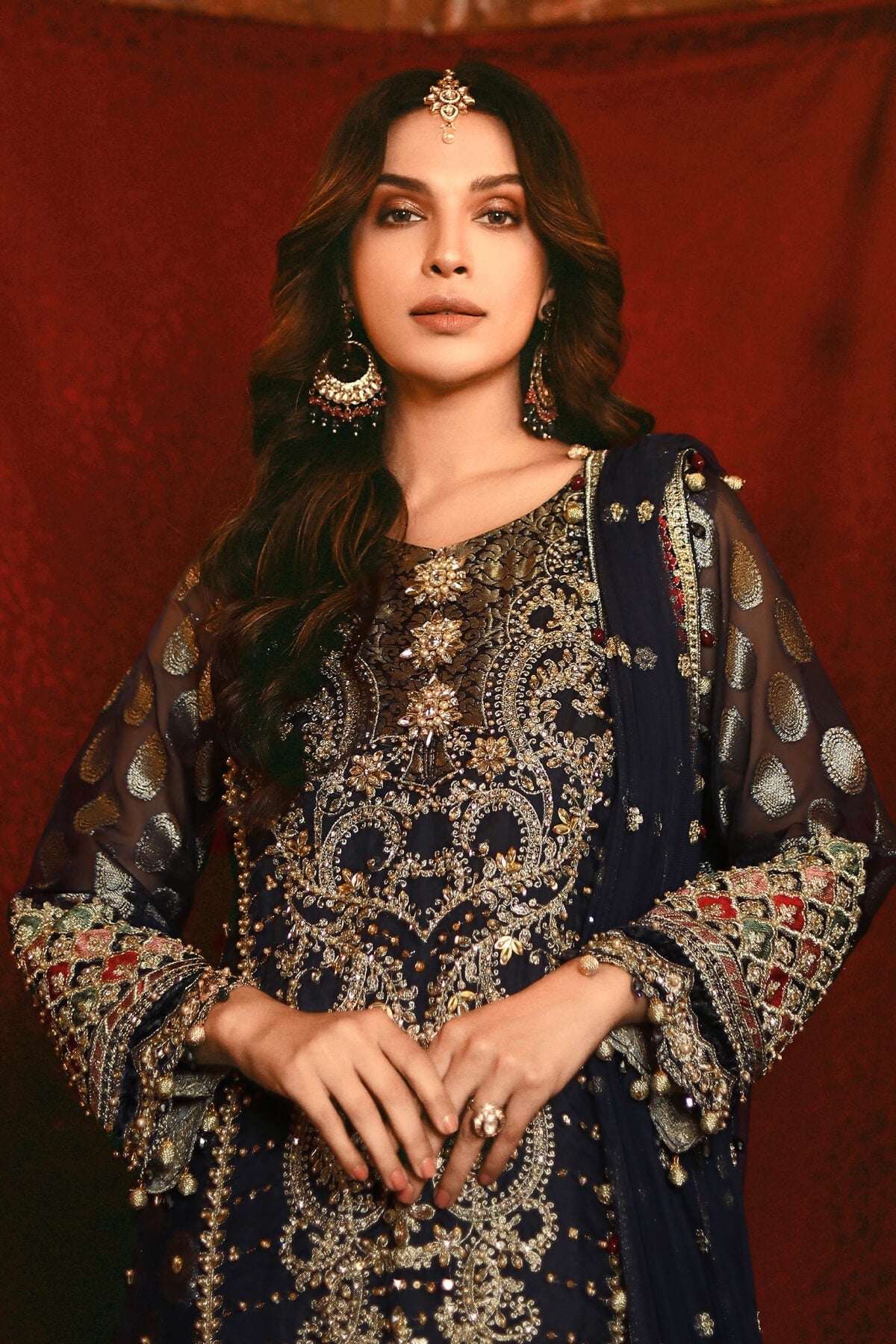 Raeesa Premium | Nooraniyat | D3-Dark Midnight Blue