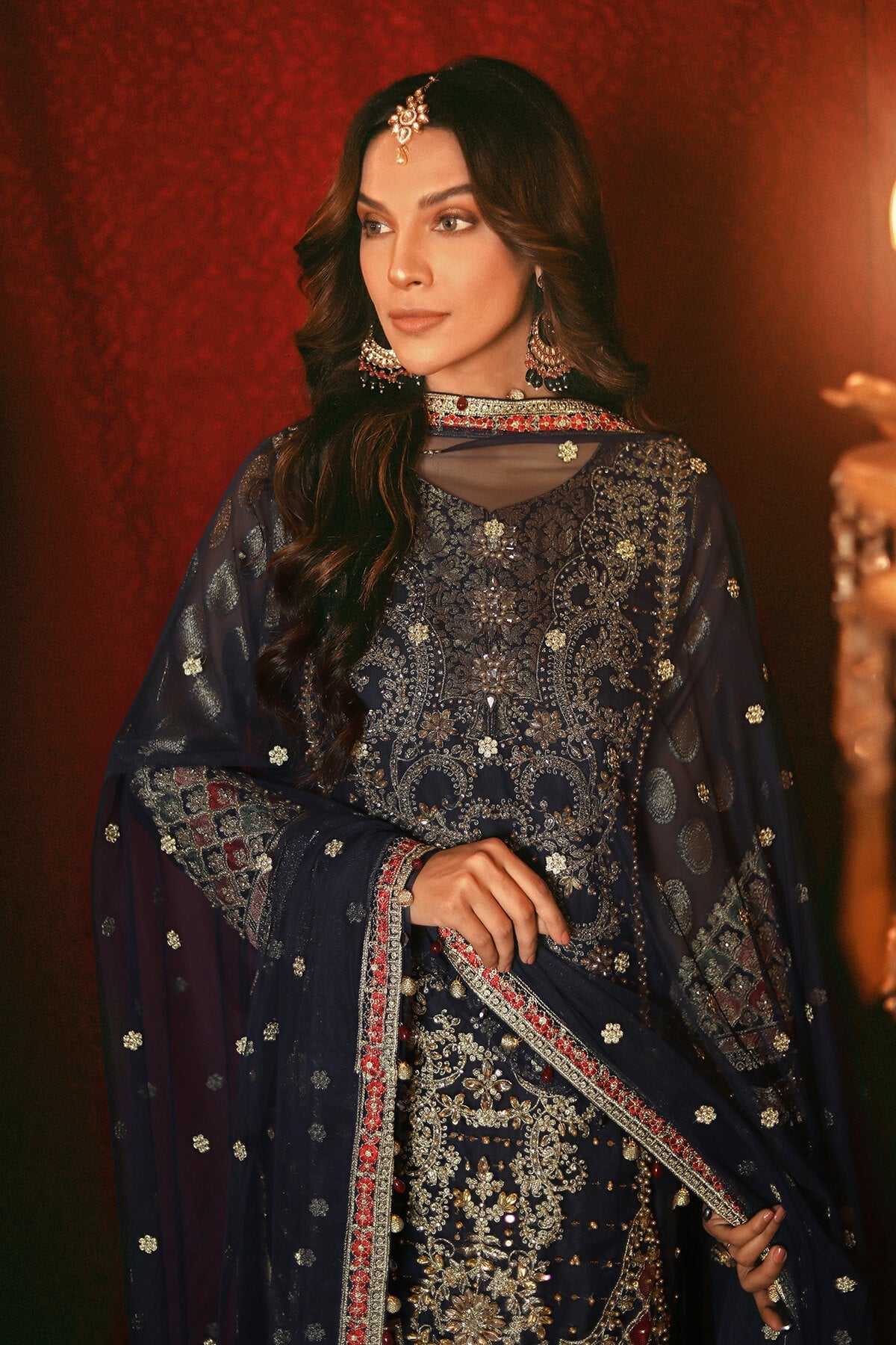 Raeesa Premium | Nooraniyat | D3-Dark Midnight Blue
