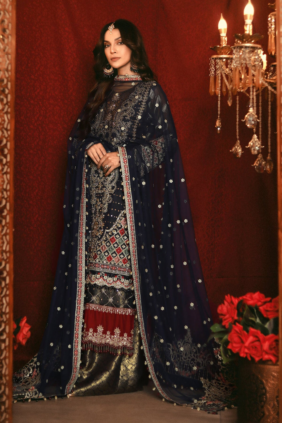 Raeesa Premium | Nooraniyat | D3-Dark Midnight Blue