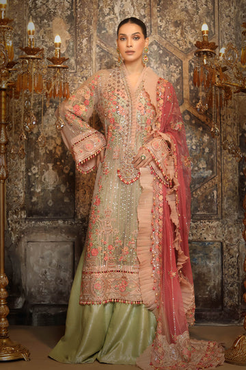 Raeesa Premium | Nooraniyat | D8-Blushing Peach