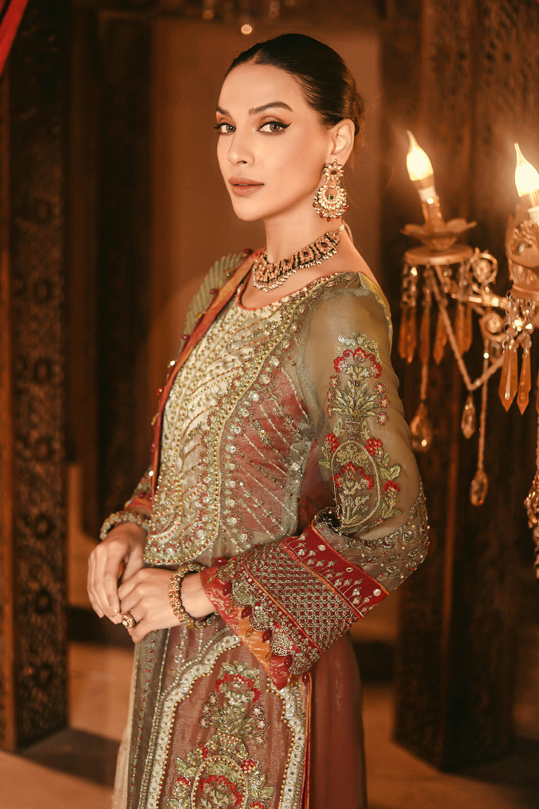 Raeesa Premium | Nooraniyat | D10-Peanut Brown