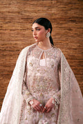 Emaan Adeel Pearl Essence S0485 embroidered organza suit in blush pink — upper-body view