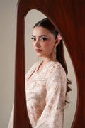 Emaan Adeel LUMI S0448 chiffon outfit in blush pink — upper-body view