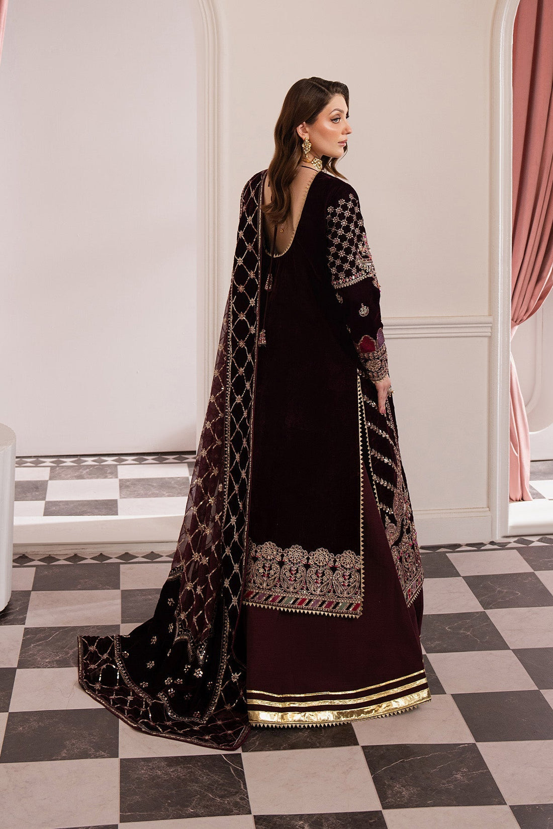 Raeesa Premium | Noirah Velvet | NV-003