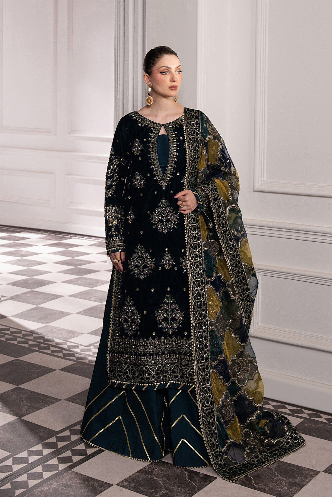Raeesa Premium | Noirah Velvet | NV-006