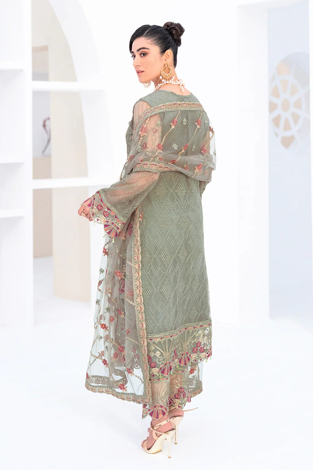RAMSHA | Minhal Net Collection | M-802