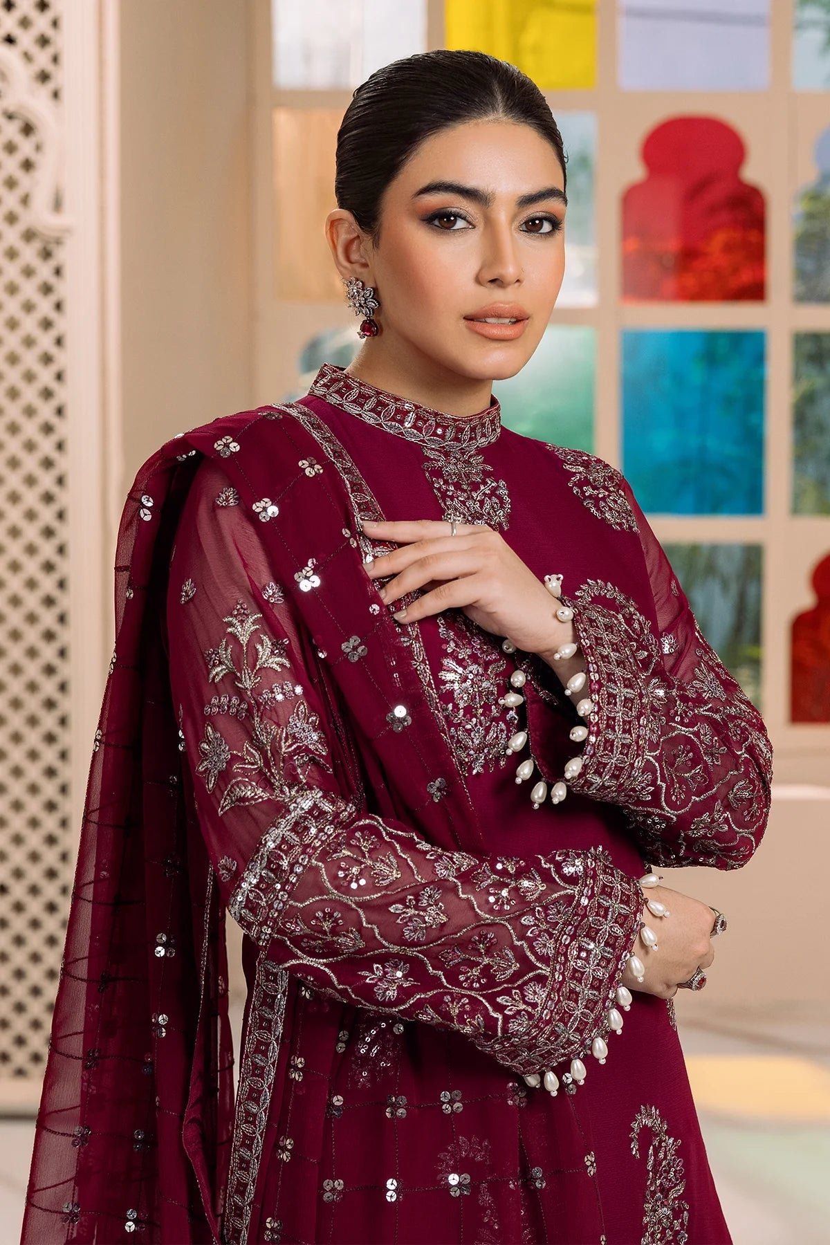 DUA-V01D06A- AMAYA ( MAGENTA ) - House Of Hania