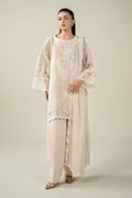 Maria B | Pre Fall Dresses | 3 Piece Embroidered Cotton Net Suit QQ