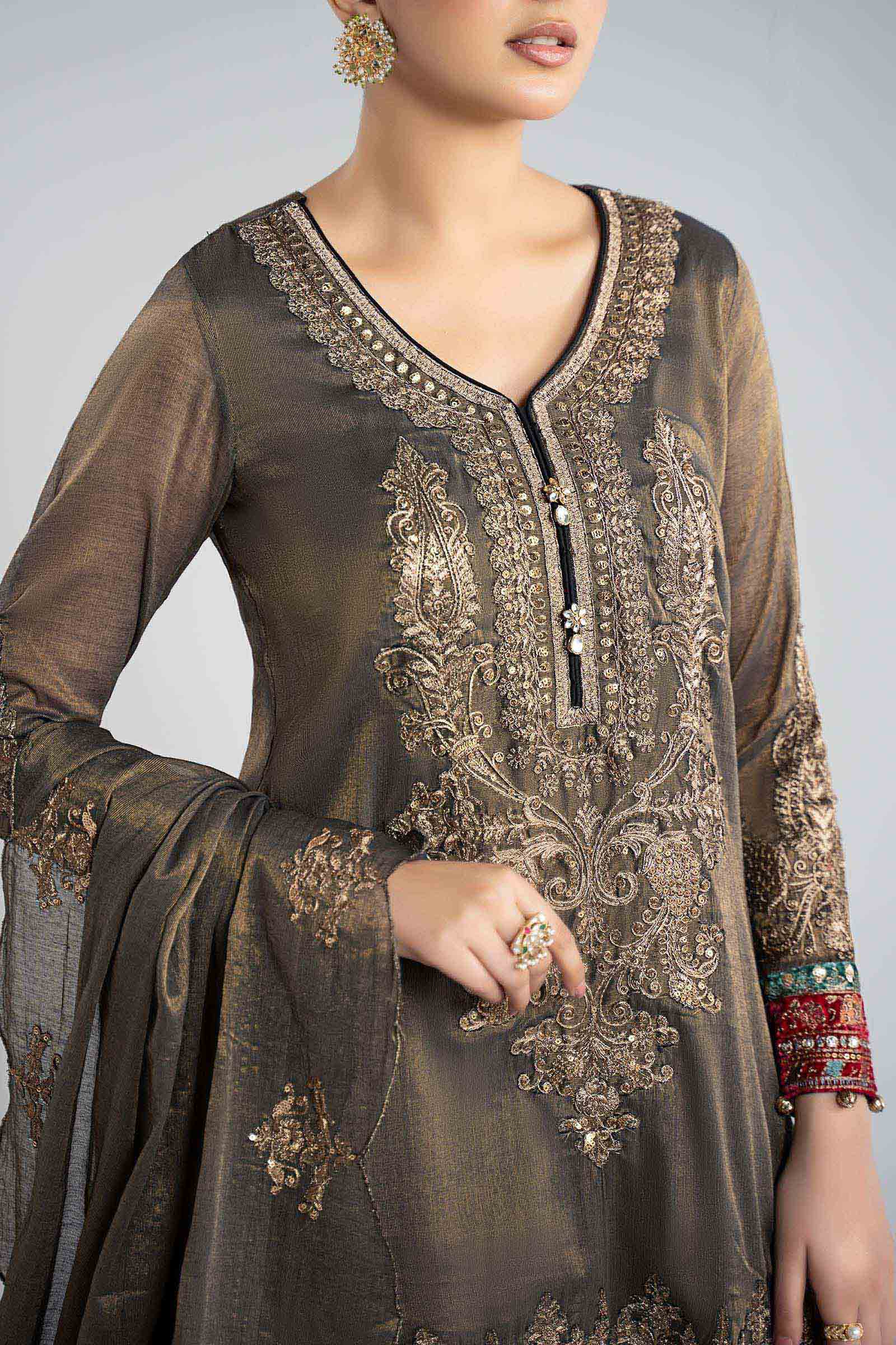 Maria B | Luxury Winter Pret 25 | DW-W25-01-Black