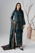 Maria B | Pre Fall Dresses | 3 Piece Embroidered Linen Suit ZE