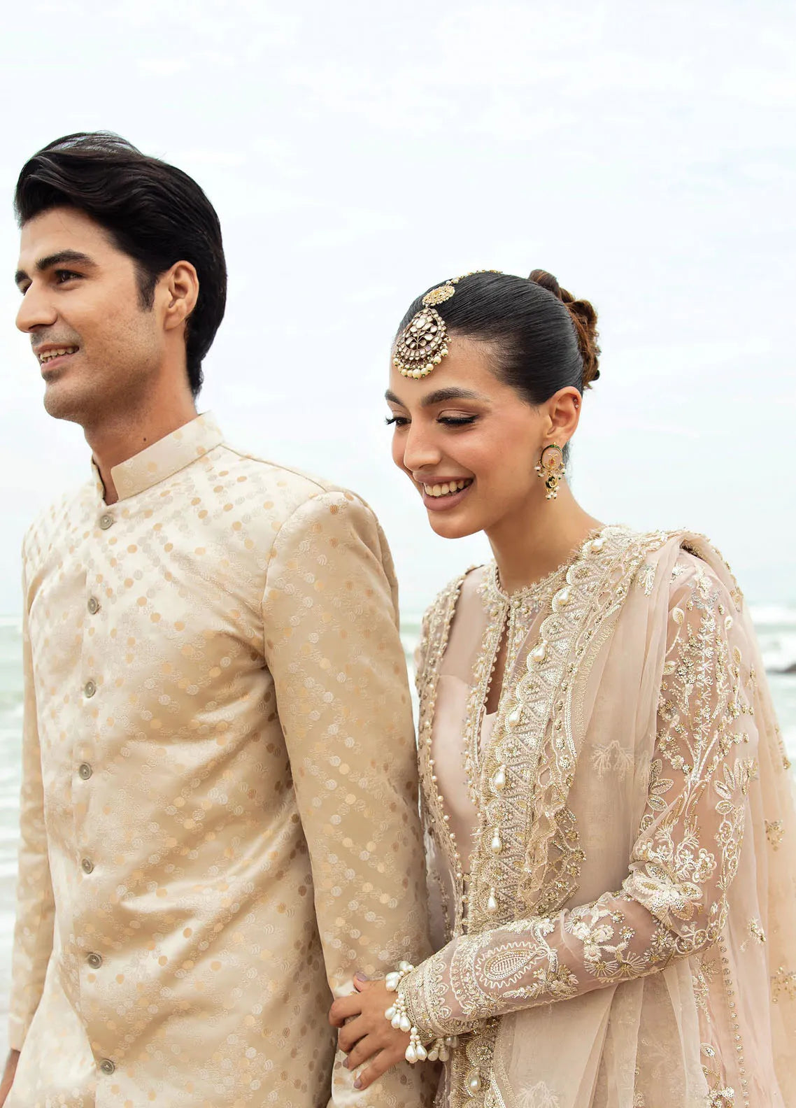 Dastangoi by Afrozeh Wedding Formal 3Pc Suit AWE-05 Shahnoor - House Of Hania