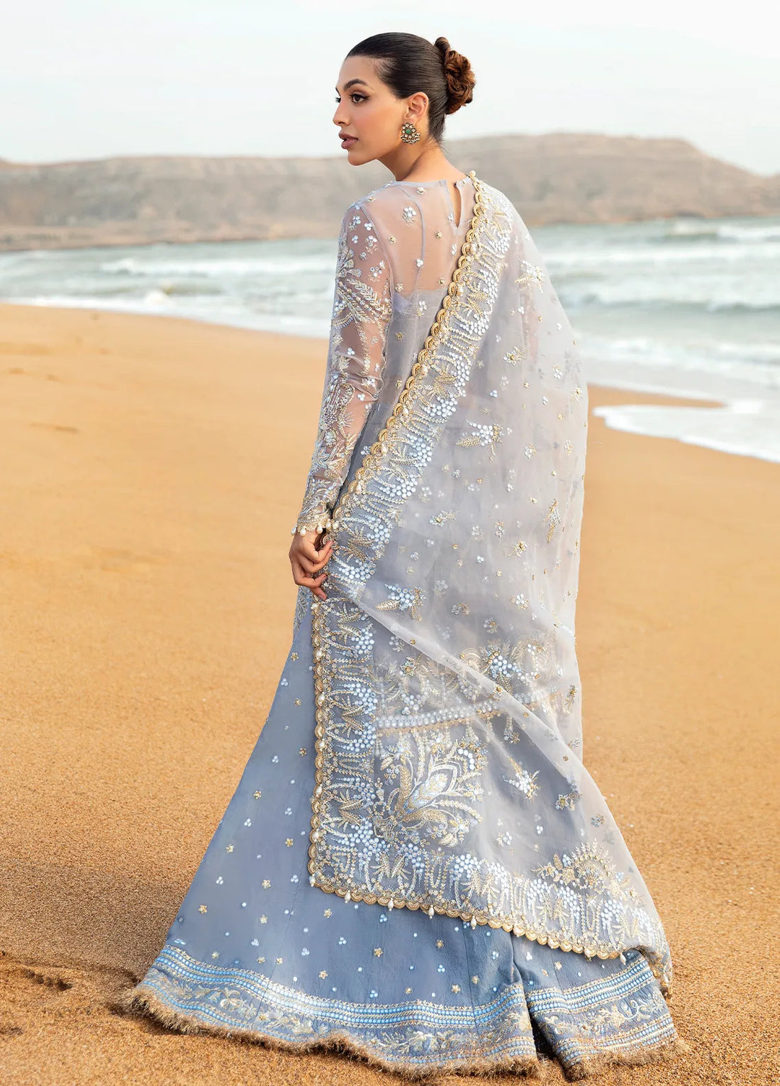 Dastangoi by Afrozeh Wedding Formals 3Pc Suit AWE-01 Nashmia - House Of Hania