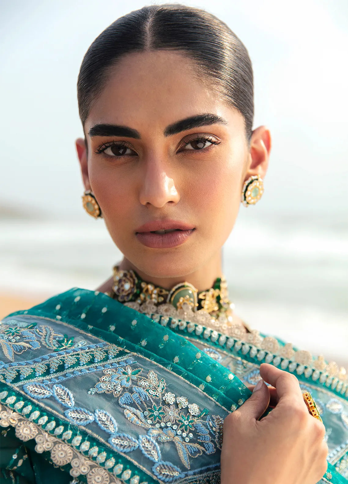 Dastangoi by Afrozeh Wedding Formals 3Pc Suit AWE-02 Firdaus - House Of Hania