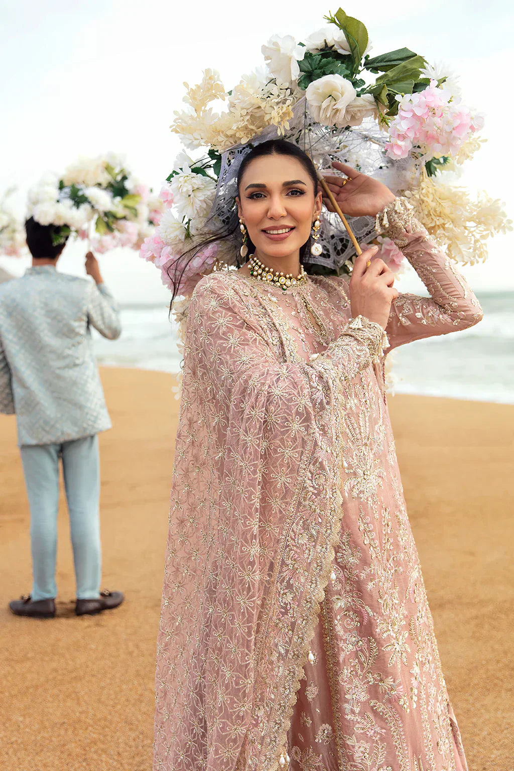 Dastangoi by Afrozeh Wedding Formals 3Pc Suit AWE-03 Shazma - House Of Hania