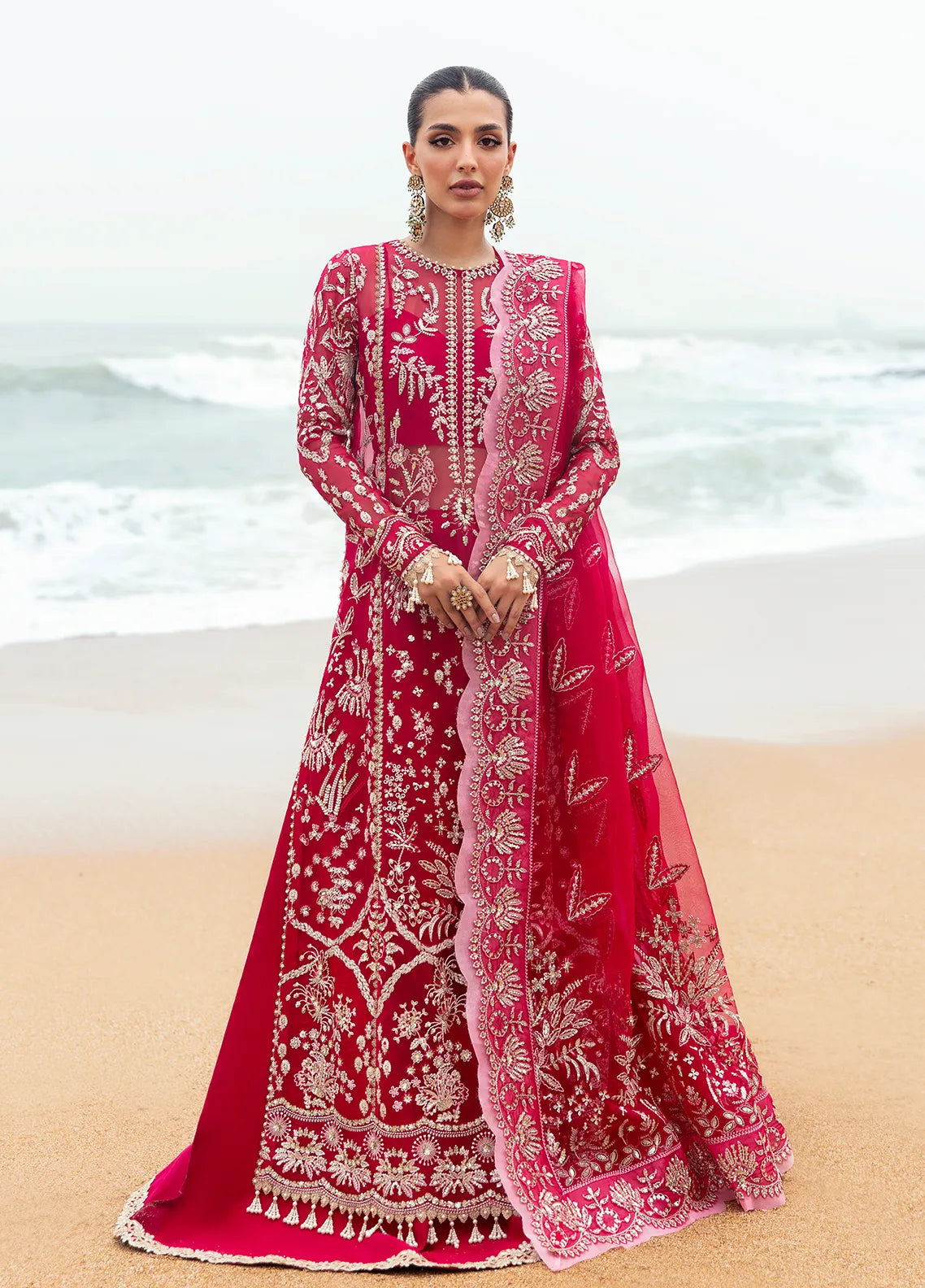 Dastangoi by Afrozeh Wedding Formals 3Pc Suit AWE-04 Nageen - House Of Hania