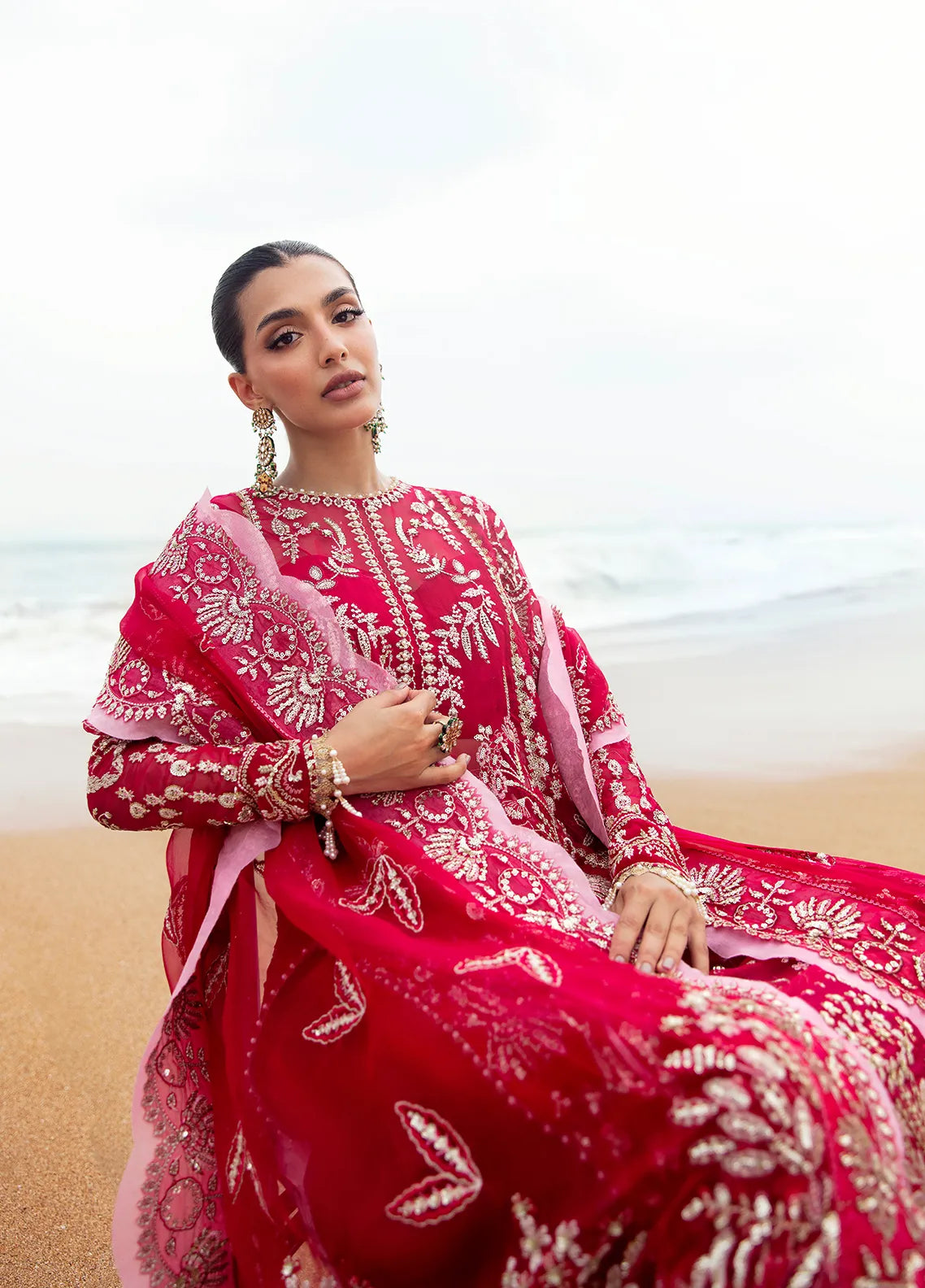 Dastangoi by Afrozeh Wedding Formals 3Pc Suit AWE-04 Nageen - House Of Hania