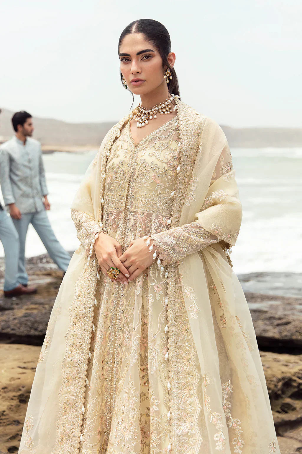 Dastangoi by Afrozeh Wedding Formals 3Pc Suit AWE-06 Aroohi - House Of Hania