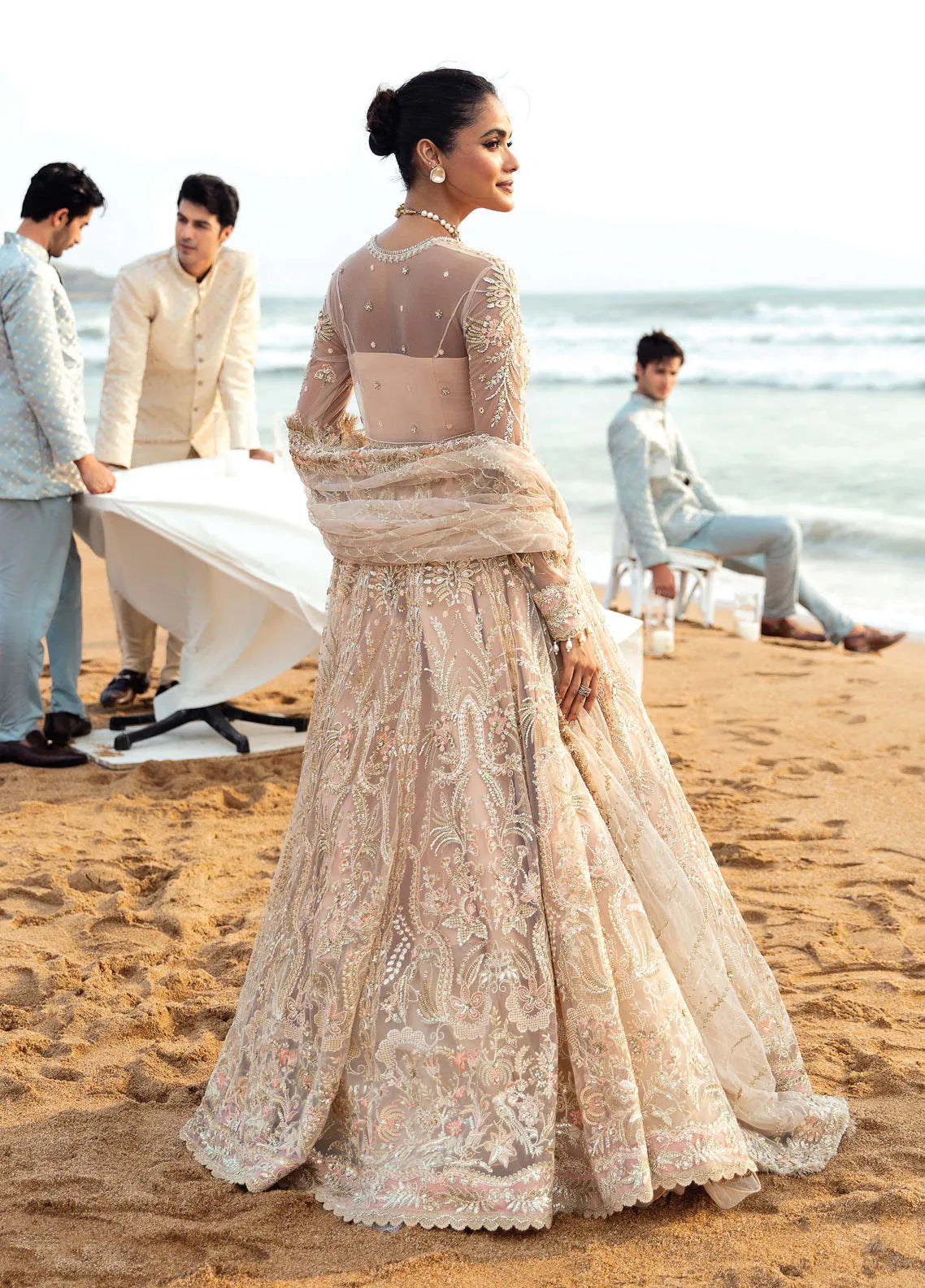Dastangoi by Afrozeh Wedding Formals 3Pc Suit AWE-07 Afsheen - House Of Hania