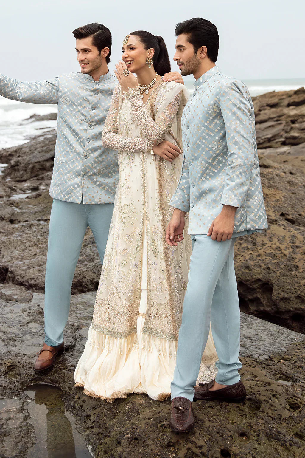 Dastangoi by Afrozeh Wedding Formals 3Pc Suit AWE-10 Shugufta - House Of Hania