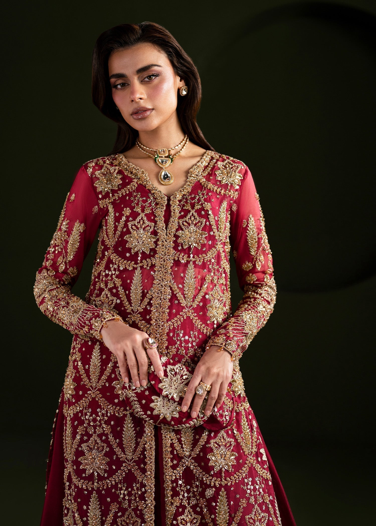 Dastoor | Elara Luxury Formals 25 | Luxe - House Of Hania