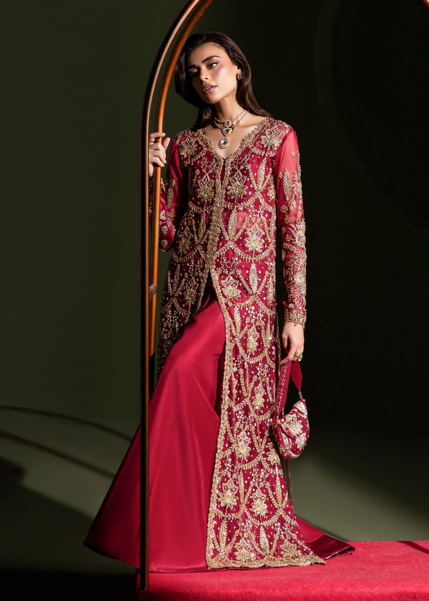 Dastoor | Elara Luxury Formals 25 | Luxe - House Of Hania