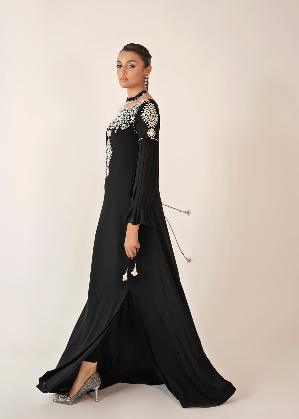 Dastoor | Euphoria Luxury Pret 24 | Noir - House Of Hania