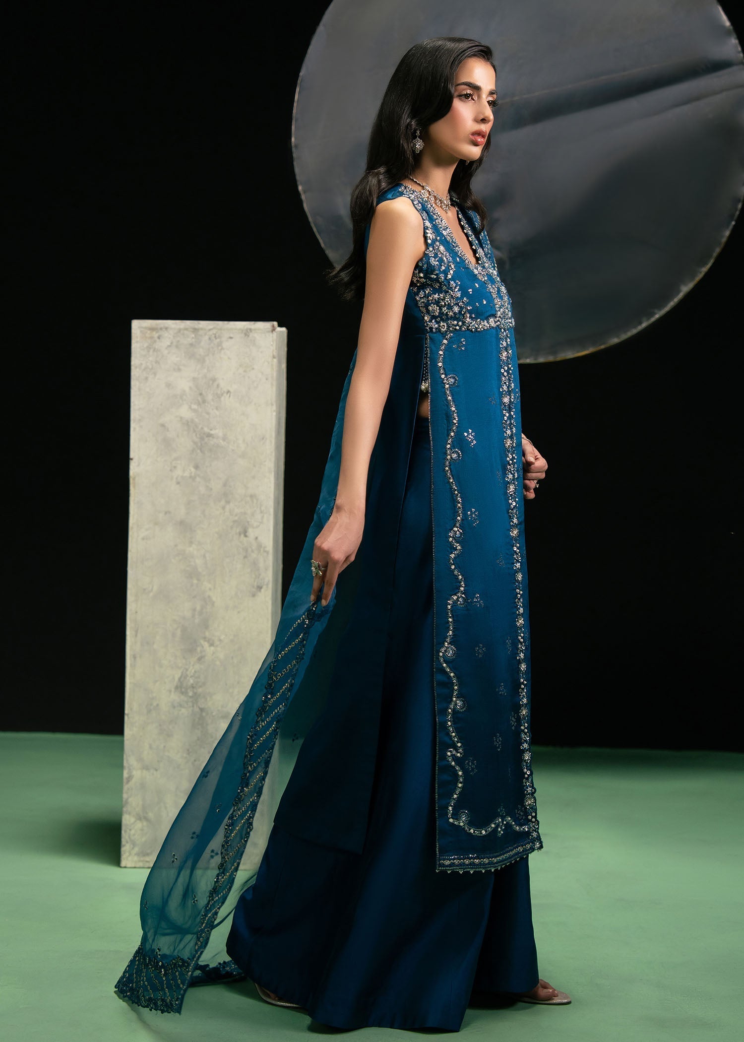 Dastoor | Leia Luxury Pret 26 | Azzure - House Of Hania
