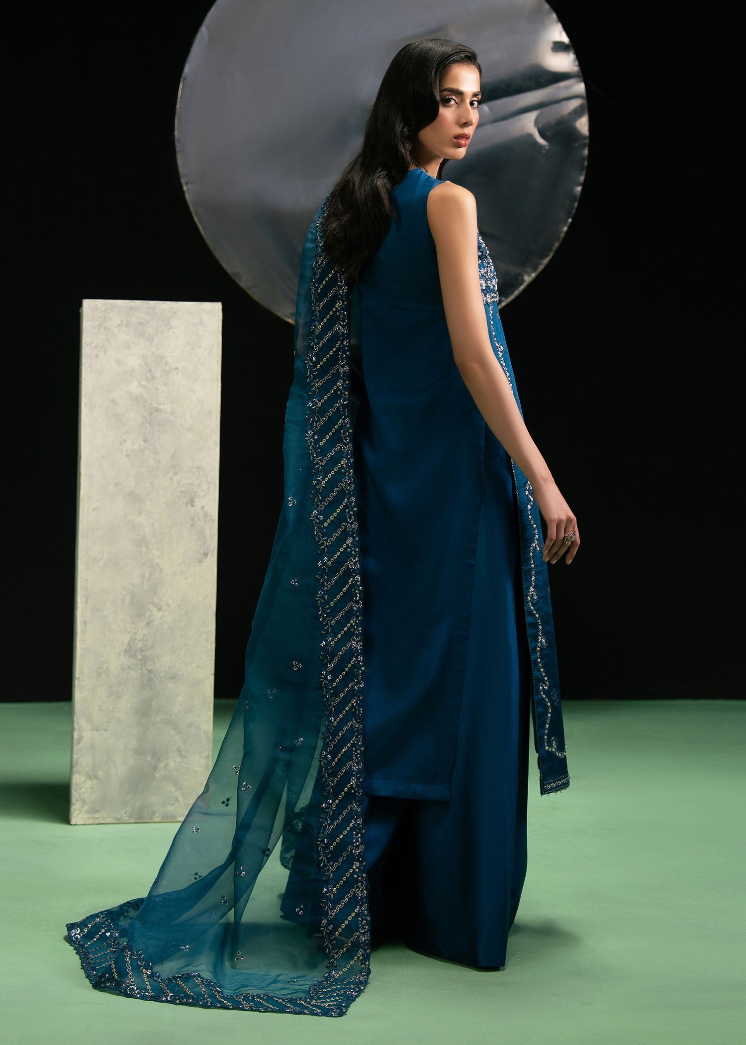 Dastoor | Leia Luxury Pret 26 | Azzure - House Of Hania