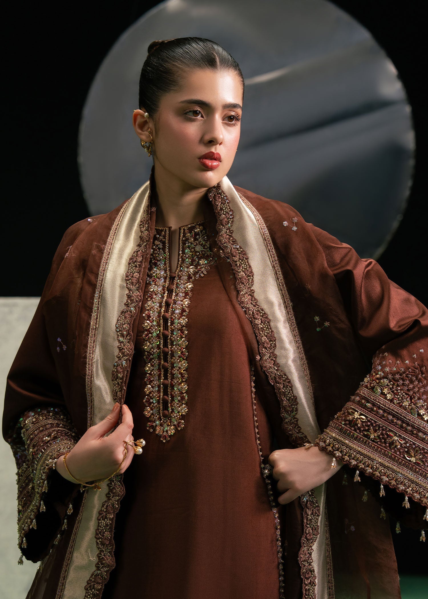 Dastoor | Leia Luxury Pret 26 | David off - House Of Hania