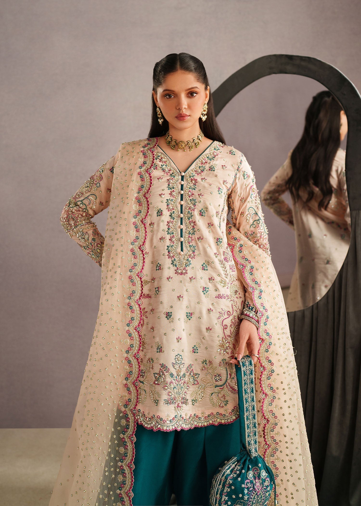 Dastoor | Lyra Eid Luxury Pret 26 | Ahina - House Of Hania