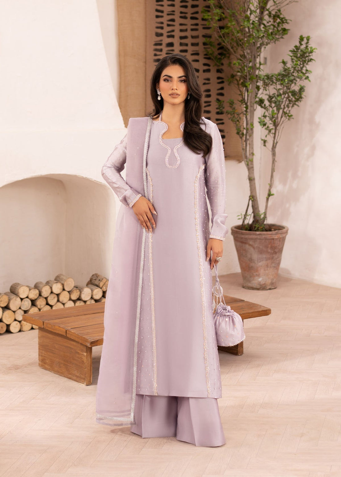 Dastoor | Rania Luxury Pret 25 | Aster - House Of Hania