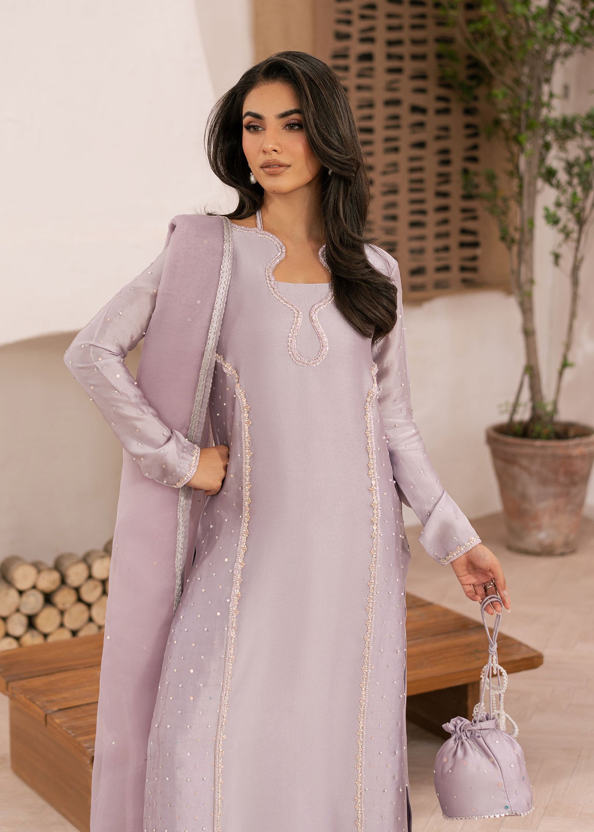 Dastoor | Rania Luxury Pret 25 | Aster - House Of Hania