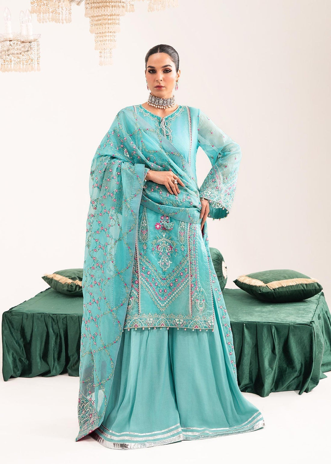 Dastoor | Sajni Luxury Eid Collection 24 | Gulnoor - House Of Hania