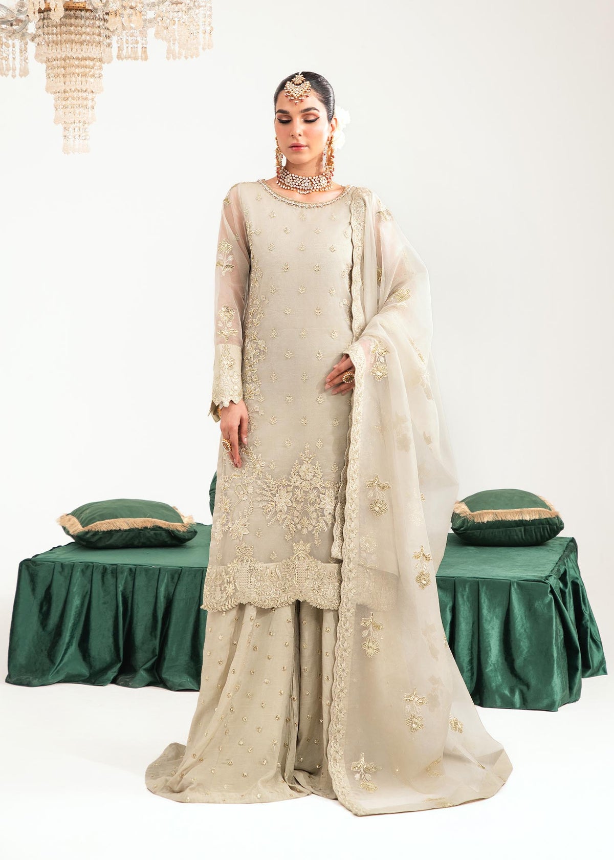 Dastoor | Sajni Luxury Eid Collection 24 | Nahal - House Of Hania