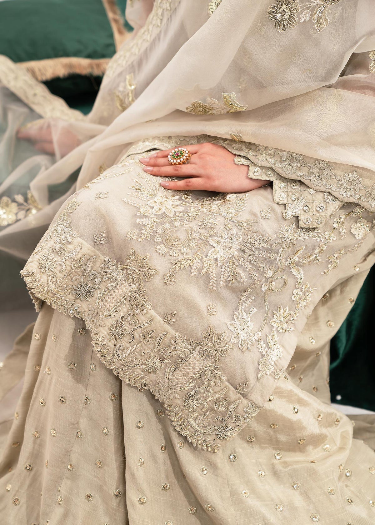 Dastoor | Sajni Luxury Eid Collection 24 | Nahal - House Of Hania