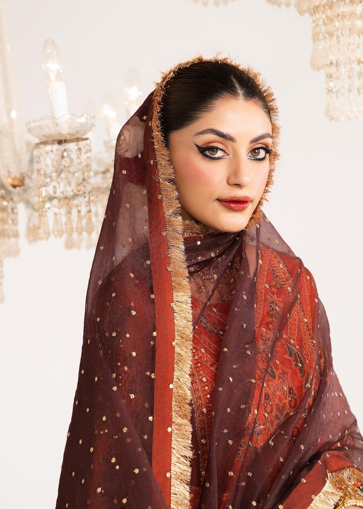 Dastoor | Sajni Luxury Eid Collection 24 | Ruby - House Of Hania