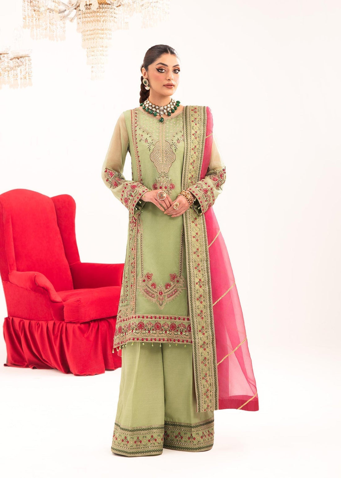 Dastoor | Sajni Luxury Eid Collection 24 | Zatooni - House Of Hania