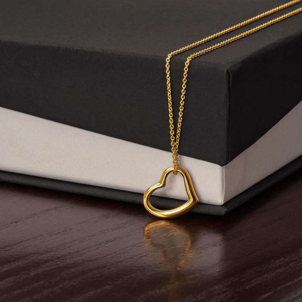 Delicate Heart Necklace - House Of Hania