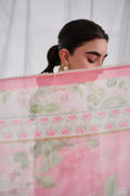 Dhanak | Casual Pret | PINK COTTON JACQUARD 2PCS EMBROIDERED KURTA WITH TROUSER - House Of Hania