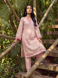 Dhanak | Casual Pret | PINK LAWN 2PCS EMBROIDERED KURTA WITH TROUSER - House Of Hania