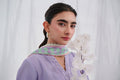 Dhanak | Casual Pret | PURPLE COTTON JACQUARD 2PCS EMBROIDERED KURTA WITH TROUSER - House Of Hania
