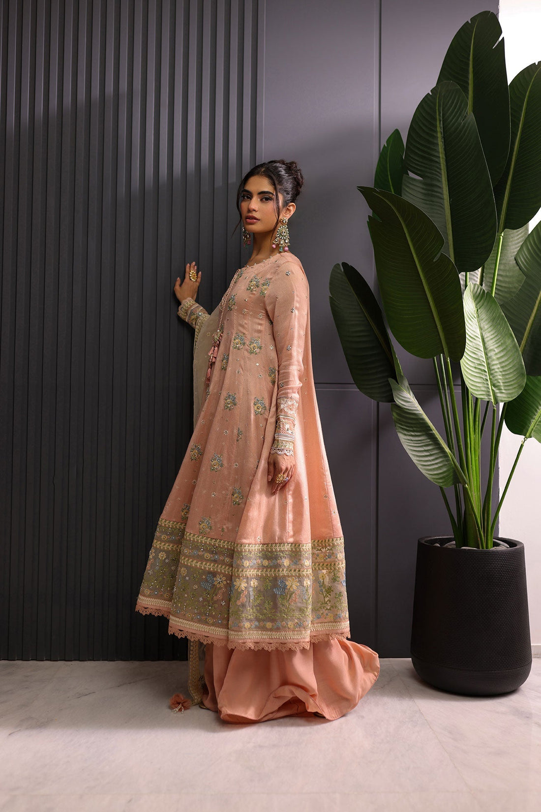 Dhanak | DHANAK COUTURE | Amaya:  SS24HF-3019 LIGHT PINK 3Pcs - House Of Hania
