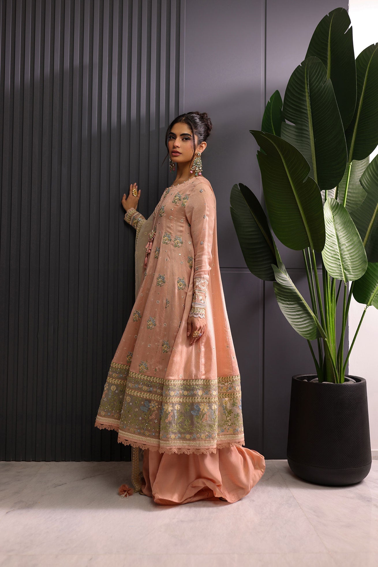 Dhanak | DHANAK COUTURE | Amaya:  SS24HF-3019 LIGHT PINK 3Pcs - House Of Hania