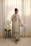 Dhanak | DHANAK COUTURE | Fleur:  SS24HF-3013 SKY BLUE 3Pcs - House Of Hania