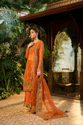 Dhanak | DHANAK COUTURE | HF-3001 RUST 3Pcs - House Of Hania