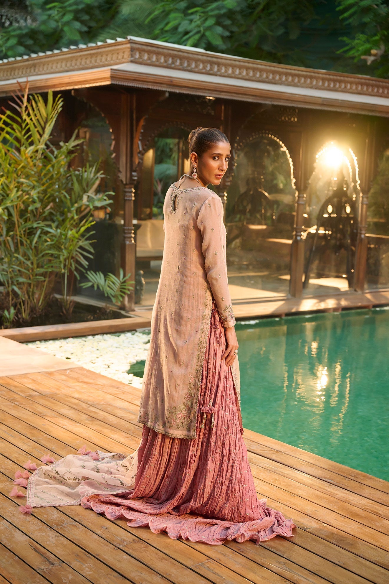 Dhanak | DHANAK COUTURE | HF-3003 L-PINK 3Pcs - House Of Hania