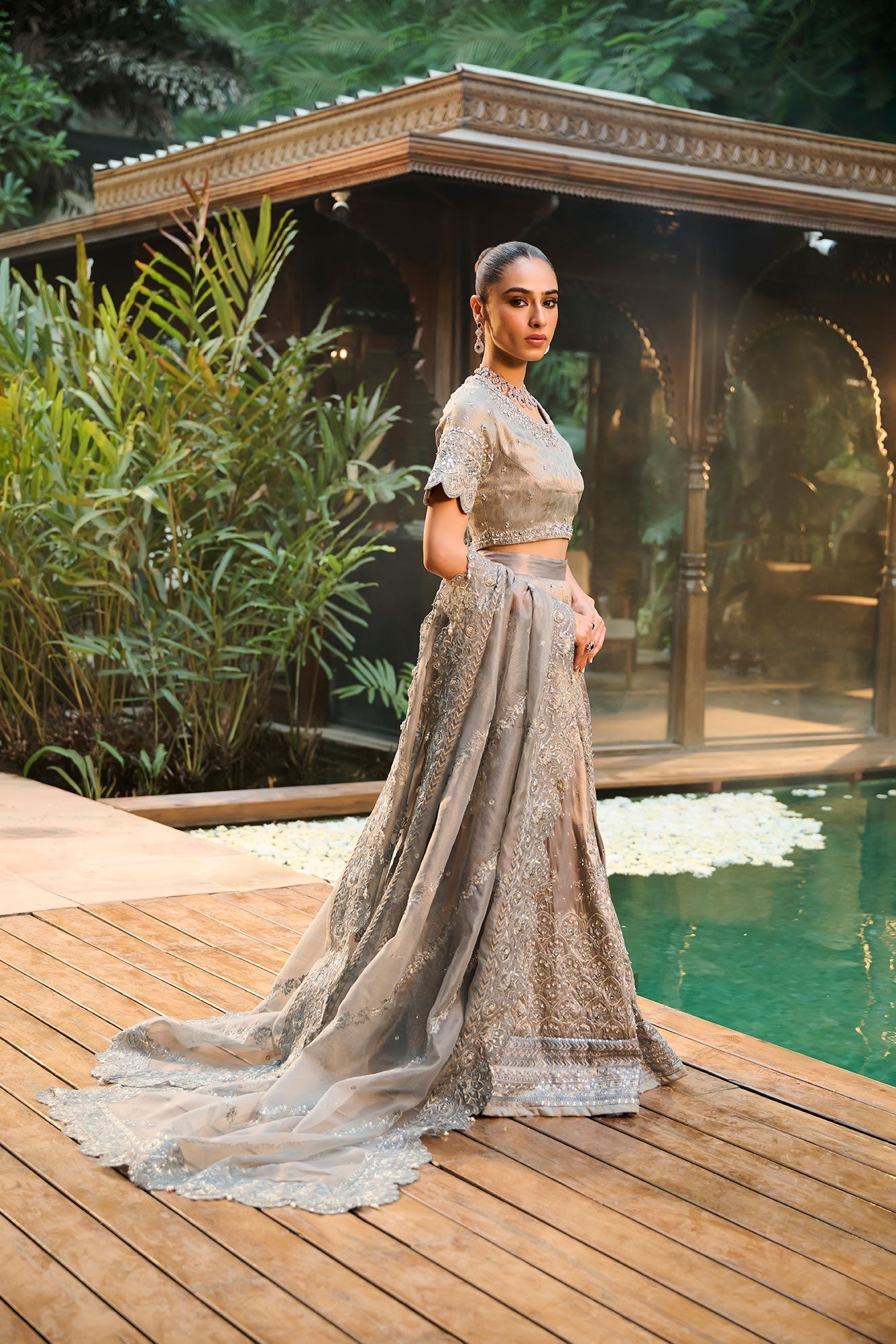 Dhanak | DHANAK COUTURE | HF-3004 GREY 3Pcs - House Of Hania
