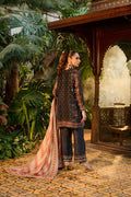 Dhanak | DHANAK COUTURE | HF-3005 NAVY BLUE 3Pcs - House Of Hania
