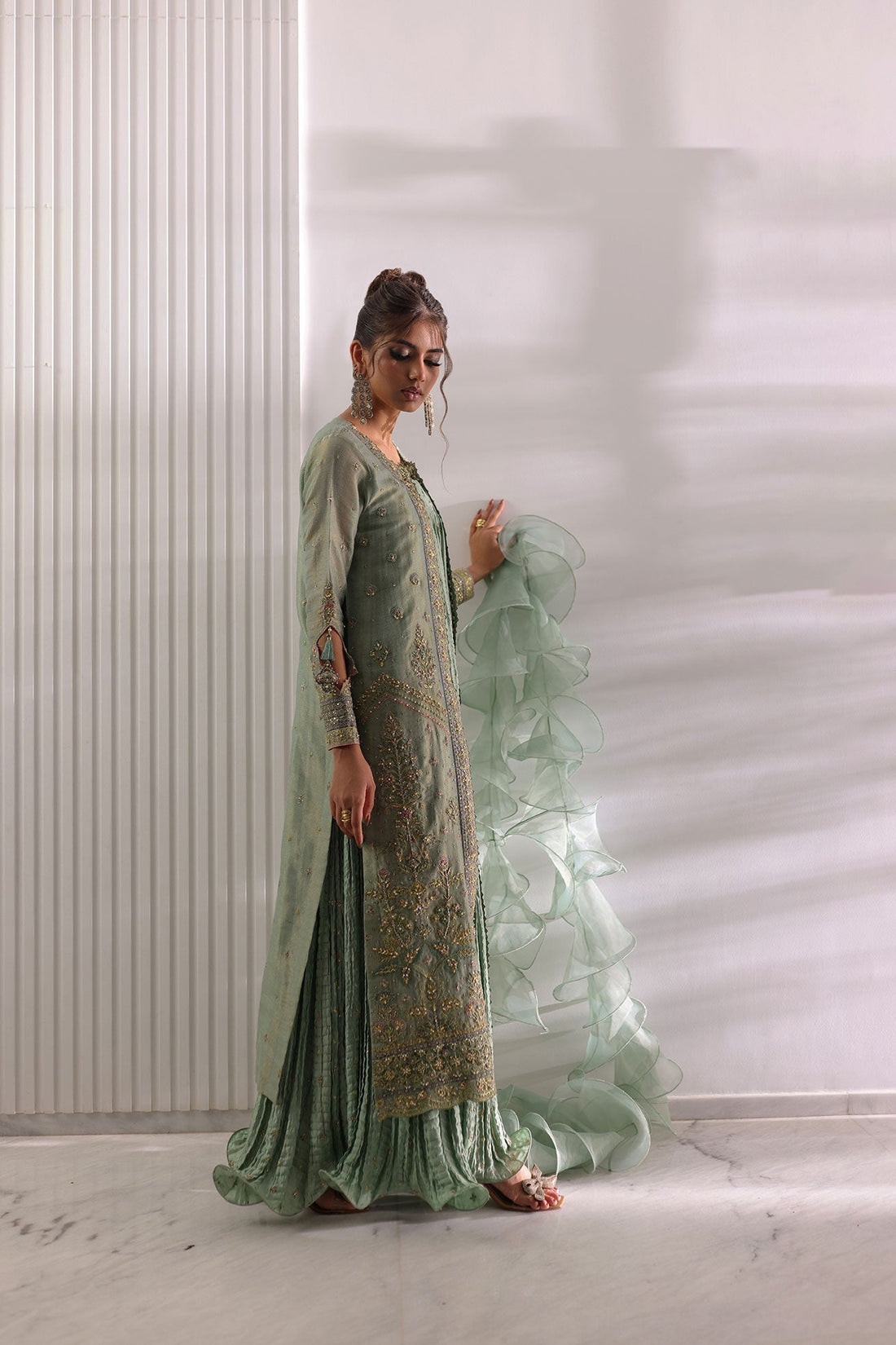 Dhanak | DHANAK COUTURE | Kaira:  SS24HF-3021 LIGHT GREEN 3Pcs - House Of Hania